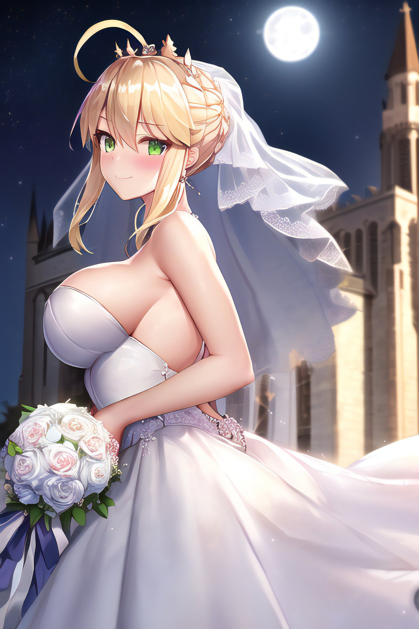 Wedding Dress Artoria Poster