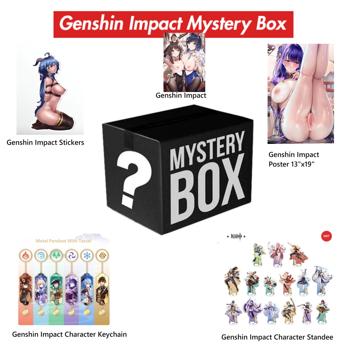 Lewd Genshin Impact Mystery Box