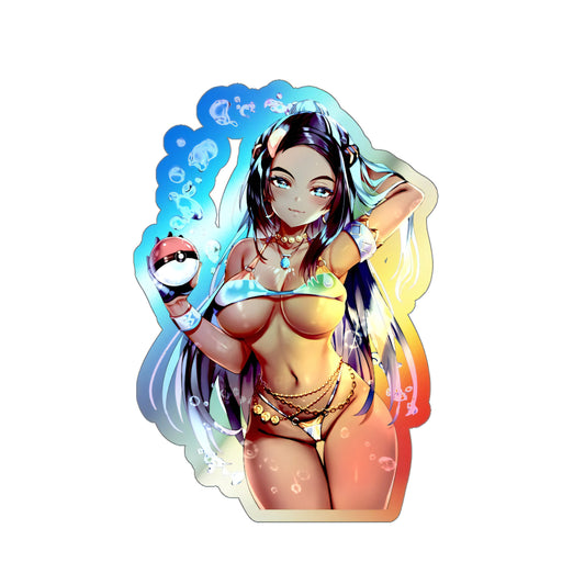 Holographic Water Trainer Sticker 6"